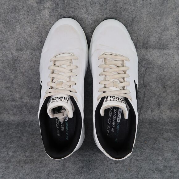 Skechers Shoes Mens 9 Go Golf Sneaker Athletic Skech Air Dos Sport Cleat White main image 7
